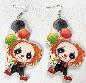 IT Pennywise with Balloons Earrings
