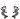 Cat Mermaid Skeleton Earrings