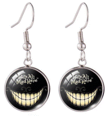 Earrings - Cheshire Cat - We Are All Mad Here