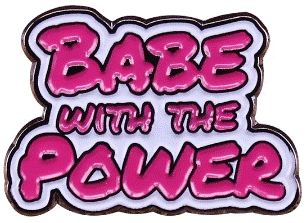 Enamel Pin / Brooch - Babe With the Power Labyrinth