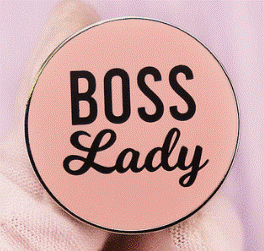 Enamel Pin / Brooch - Boss Lady