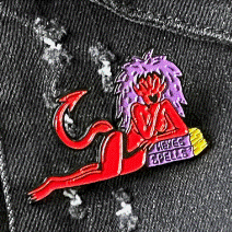 Killstar SheDevil Enamel Pin / Brooch