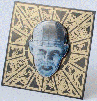 Hellraiser III Hell on Earth - Pinhead Enamel Pin / Brooch