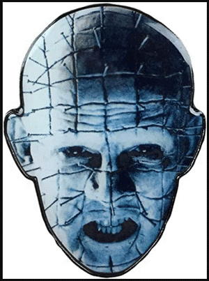 Hellraiser III Hell on Earth - Pinhead Enamel Pin / Brooch