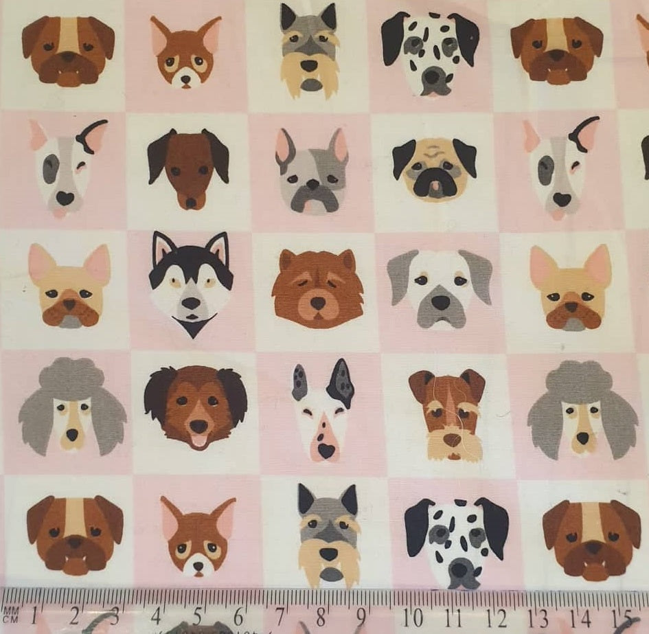 SALE Fabric - The Doggy Bunch