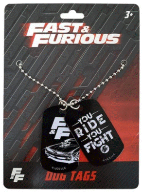 Fast & Furious Dog Tags Necklace