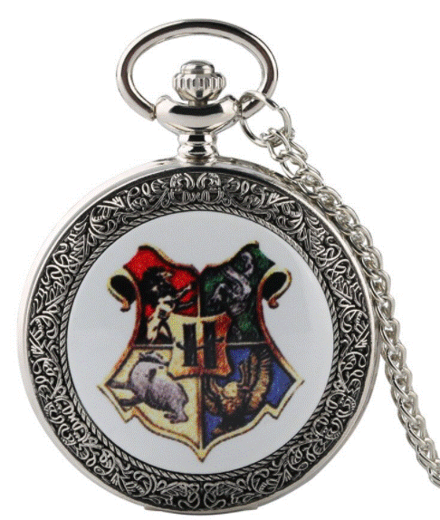 Harry Potter Ceramic Crest Fob Watch Necklace