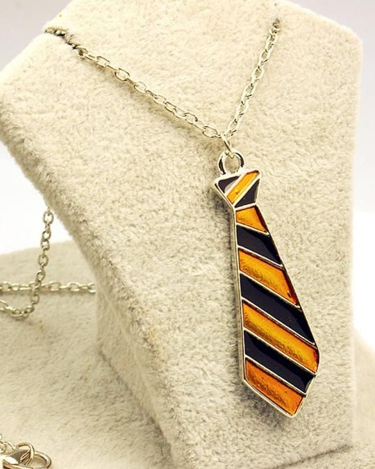 Harry Potter Yellow/Black Neck Tie Necklace