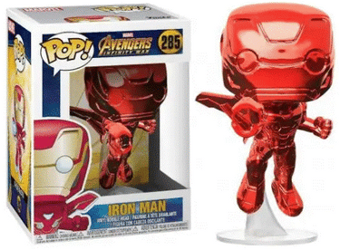 Pop Vinyl - Iron Man (Chrome) Red #285 Planet Retro NZ