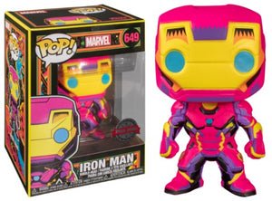 Pop Vinyl - Iron Man Black Light #649