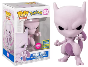 Pop Vinyl - Mewtwo Pokemon Flocked #581