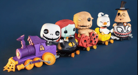 Pop Vinyl - Nightmare Before Christmas Zero in Duck Cart