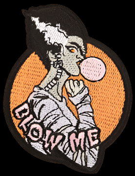 Embroidered Patch - Frankensteins Bride Blow Me