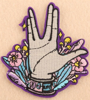 Embroidered Patch - Star Trek Live Long & Prosper Hand