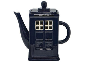 Police Box Ceramic Teapot - SALE - Planet Retro