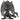 A metallic black Funko Pop vinyl figure of Rhaegal, a dragon from Game of Thrones, sitting with its wings extended.