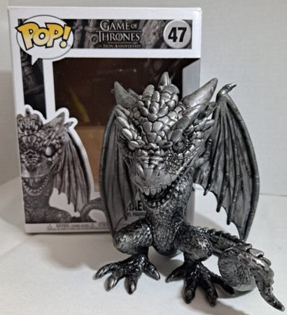 Pop Vinyl - Rhaegal (Iron) Game of Thrones 6" Dragon #47