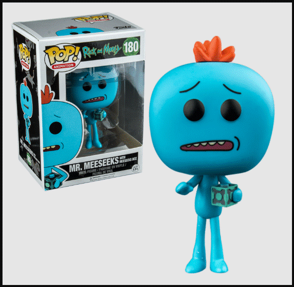 Pop Vinyl - Rick and Morty Mr Meeseeks with Meeseeks Box #180