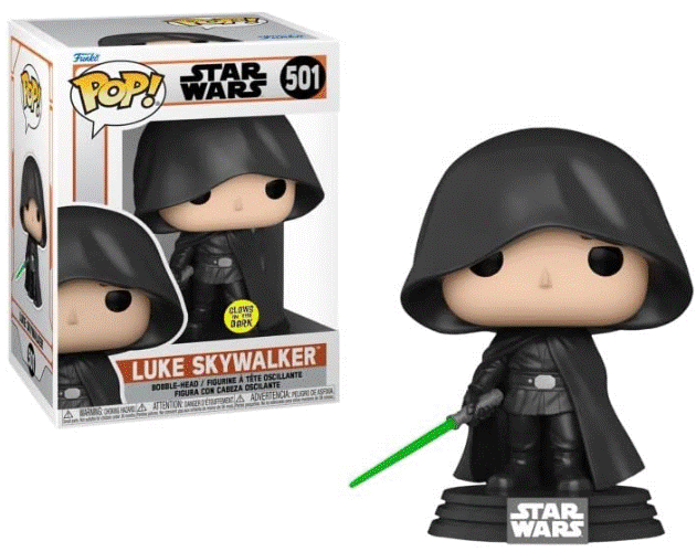 Pop Vinyl - Luke Skywalker (Black Cloak) GITD #501