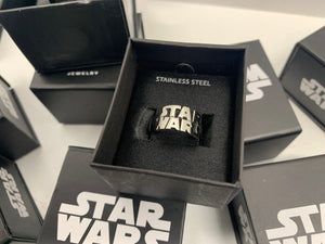 Star Wars Stainless Steel Logo Silver Metal Ring