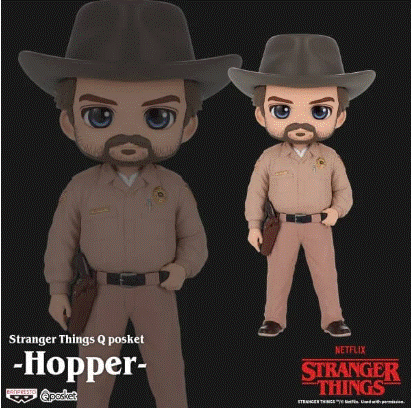 Stranger Things - Hopper Q Posket Bandai Figure