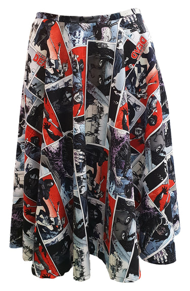 Walking Dead Graphic Novel "Slayer" cotton fabric detail 2 at Planet Retro NZ